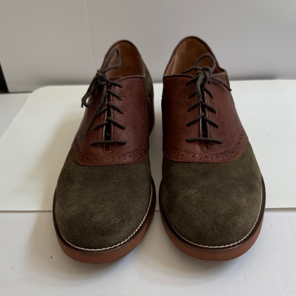 Bass Women's Oxford Shoes in Brown and Olive